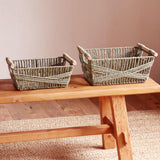 Maxbell Household Storage Basket Decorative Shelf Basket for Perfume Pastries Snacks S