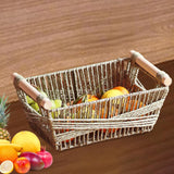 Maxbell Household Storage Basket Decorative Shelf Basket for Perfume Pastries Snacks S