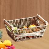 Maxbell Household Storage Basket Decorative Shelf Basket for Perfume Pastries Snacks S