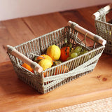 Maxbell Household Storage Basket Decorative Shelf Basket for Perfume Pastries Snacks S