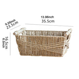 Maxbell Household Storage Basket Decorative Shelf Basket for Perfume Pastries Snacks L
