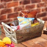 Maxbell Household Storage Basket Decorative Shelf Basket for Perfume Pastries Snacks L