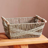 Maxbell Household Storage Basket Decorative Shelf Basket for Perfume Pastries Snacks L