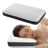 Maxbell Bed Pillow Soft Ergonomic Cervical Pillows for Neck for Home Sleepers Office black