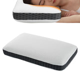 Maxbell Bed Pillow Soft Ergonomic Cervical Pillows for Neck for Home Sleepers Office black