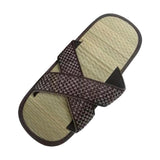 Maxbell Woven Slippers Breathable Non Slip Comfort Open Toe for Daily Household Home M