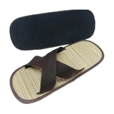 Maxbell Woven Slippers Breathable Non Slip Comfort Open Toe for Daily Household Home L
