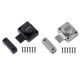 Maxbell Password Rotary Hasp Lock Gate Door Latch Locks for Protecting Private Space Black