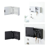 Maxbell Key Lock Box Wall Mount Modern Key Management for Living Room Hotel Corridor White