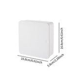 Maxbell Key Lock Box Wall Mount Modern Key Management for Living Room Hotel Corridor White