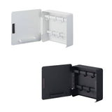 Maxbell Key Lock Box Wall Mount Modern Key Management for Living Room Hotel Corridor Black