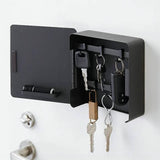 Maxbell Key Lock Box Wall Mount Modern Key Management for Living Room Hotel Corridor Black