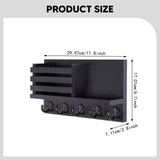 Maxbell Wooden Mail Organizer Hanger Rack Kitchen Porch Wall Mounted Key Holder Hook