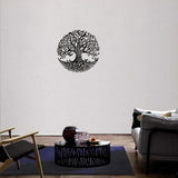 Maxbell Hanging Decoration Fence Kitchen Yard Background Tree of Life Wall Art Decor