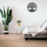 Maxbell Hanging Decoration Fence Kitchen Yard Background Tree of Life Wall Art Decor