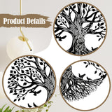 Maxbell Hanging Decoration Fence Kitchen Yard Background Tree of Life Wall Art Decor