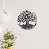 Maxbell Hanging Decoration Fence Kitchen Yard Background Tree of Life Wall Art Decor