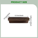 Maxbell 4 Pieces Wooden Wall Shelf Home Decoration for Balcony Farmhouse Dining Room Brown