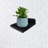 Maxbell 4 Pieces Wooden Wall Shelf Home Decoration for Balcony Farmhouse Dining Room Black