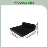 Maxbell 4 Pieces Wooden Wall Shelf Home Decoration for Balcony Farmhouse Dining Room Black