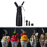 Maxbell Whipped Cream Dispenser with Cleaning Brush Baking Gifts 500ml Cream Whipper