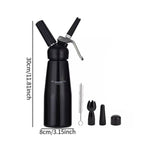 Maxbell Whipped Cream Dispenser with Cleaning Brush Baking Gifts 500ml Cream Whipper
