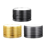 Maxbell 4Pcs Adjustable Furniture Risers Non Slip Table Metal for Cabinet Couch Sofa Black