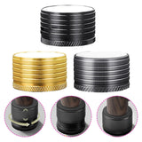 Maxbell 4Pcs Adjustable Furniture Risers Non Slip Table Metal for Cabinet Couch Sofa Black