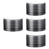 Maxbell 4Pcs Adjustable Furniture Risers Non Slip Table Metal for Cabinet Couch Sofa Gray