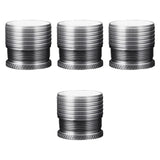 Maxbell 4Pcs Adjustable Furniture Risers Non Slip Table Metal for Cabinet Couch Sofa Gray