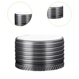 Maxbell 4Pcs Adjustable Furniture Risers Non Slip Table Metal for Cabinet Couch Sofa Gray