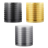 Maxbell 4Pcs Furniture Risers Sturdy Multipurpose Support for Tea Table Desk Cabinet Black