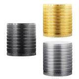 Maxbell 4Pcs Furniture Risers Sturdy Multipurpose Support for Tea Table Desk Cabinet Black