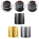 Maxbell 4Pcs Furniture Risers Sturdy Multipurpose Support for Tea Table Desk Cabinet Black