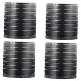 Maxbell 4Pcs Furniture Risers Sturdy Multipurpose Support for Tea Table Desk Cabinet Black