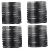 Maxbell 4Pcs Furniture Risers Sturdy Multipurpose Support for Tea Table Desk Cabinet Black