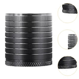 Maxbell 4Pcs Furniture Risers Sturdy Multipurpose Support for Tea Table Desk Cabinet Black