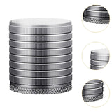 Maxbell 4Pcs Furniture Risers Sturdy Multipurpose Support for Tea Table Desk Cabinet Gray