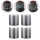 Maxbell 4Pcs Furniture Risers Sturdy Multipurpose Support for Tea Table Desk Cabinet Gray