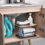 Maxbell Garbage Bag Roll Holder Versatile Stackable Storage Rack for Kitchen Counter