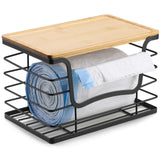 Maxbell Garbage Bag Roll Holder Versatile Stackable Storage Rack for Kitchen Counter