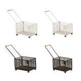 Maxbell Rolling Laundry Basket Cart Large Heavy Duty Laundry Hamper for Home Bedroom Large White