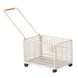 Maxbell Rolling Laundry Basket Cart Large Heavy Duty Laundry Hamper for Home Bedroom Large White