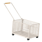 Maxbell Rolling Laundry Basket Cart Large Heavy Duty Laundry Hamper for Home Bedroom Large White