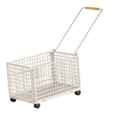 Maxbell Rolling Laundry Basket Cart Large Heavy Duty Laundry Hamper for Home Bedroom Large White