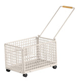 Maxbell Rolling Laundry Basket Cart Large Heavy Duty Laundry Hamper for Home Bedroom Large White