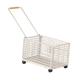 Maxbell Rolling Laundry Basket Cart Large Heavy Duty Laundry Hamper for Home Bedroom Medium White