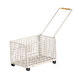 Maxbell Rolling Laundry Basket Cart Large Heavy Duty Laundry Hamper for Home Bedroom Medium White