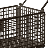 Maxbell Rolling Laundry Basket Cart Large Heavy Duty Laundry Hamper for Home Bedroom Large Black