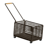 Maxbell Rolling Laundry Basket Cart Large Heavy Duty Laundry Hamper for Home Bedroom Large Black